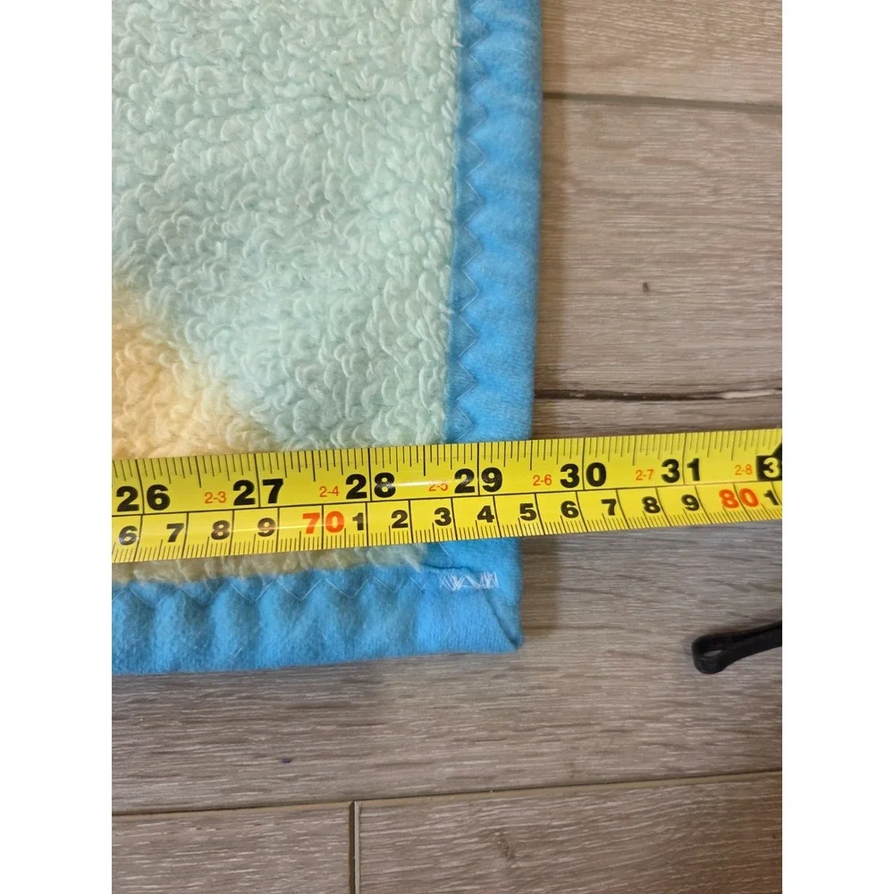 Vintage Crown Crafts Winnie the Pooh Piglet Colorblock Baby Crib Blanket 30x45